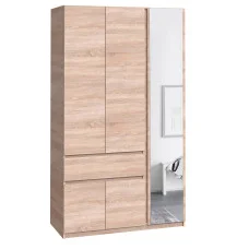 Bright cabinet with mirror 1221x520x2000 mm